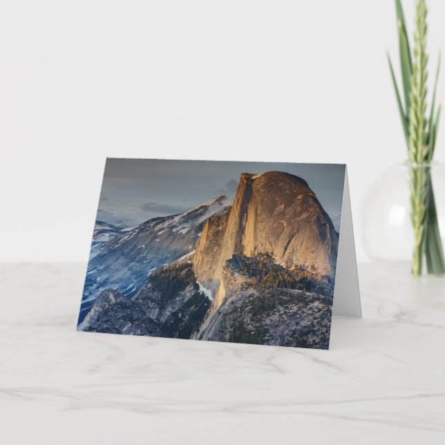 Tarjeta Media bóveda en la puesta del sol (Anverso)