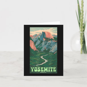Tarjeta Media cúpula del Parque Nacional Yosemite, Senderi