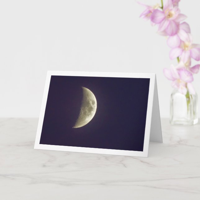 Tarjeta Media Luna (Orquídea)