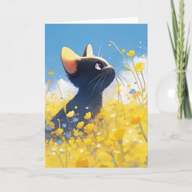 Tarjeta Medianoche en el prado (Anverso)