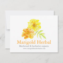 Tarjeta medicamentosa herbalista Marigold