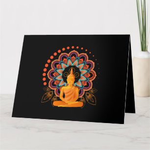 Tarjeta Medición espiritual Buda