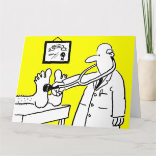 Tarjeta Médico con estetoscopio