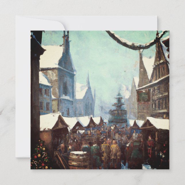 Tarjeta Medieval Christmas Market (Anverso)