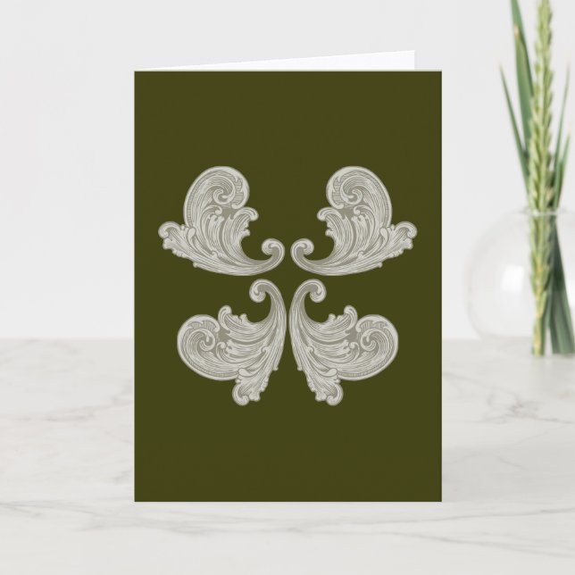 Tarjeta Medieval de Ornament Mittelalter (Anverso)