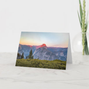 Tarjeta Medio parque nacional de la bóveda el Yosemite