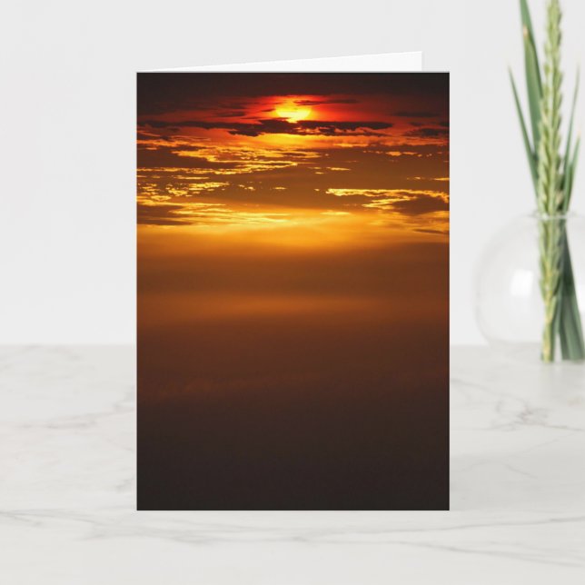 Tarjeta Meditación del amanecer (Anverso)