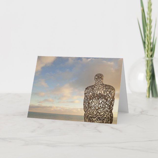 Tarjeta Meditación por lago (Anverso)