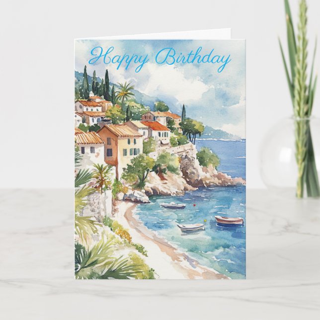 Tarjeta Mediterranean Summer (Anverso)