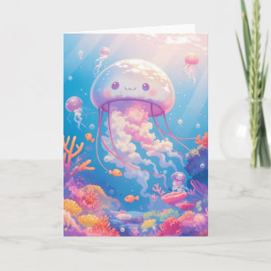 Tarjeta Medusas y maravillas de coral