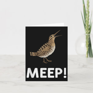 Tarjeta Meeb Meme Bird Dice Meep Bird American Woods Mee