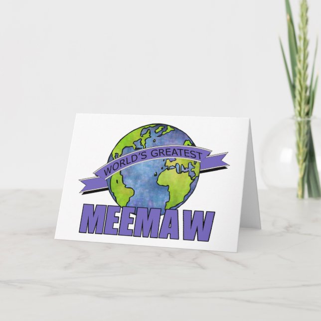 Tarjeta MeeMaw más grande del mundo (Anverso)