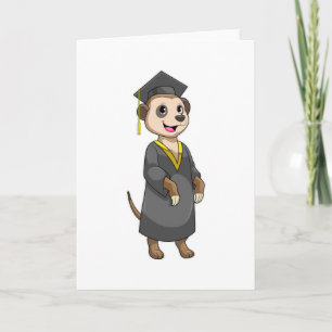 Tarjeta Meerkat como estudiante con Diploma