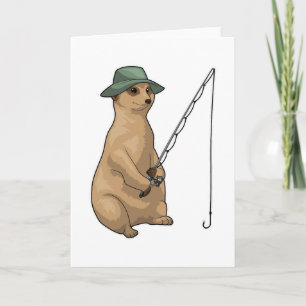 Tarjeta Meerkat Pesca