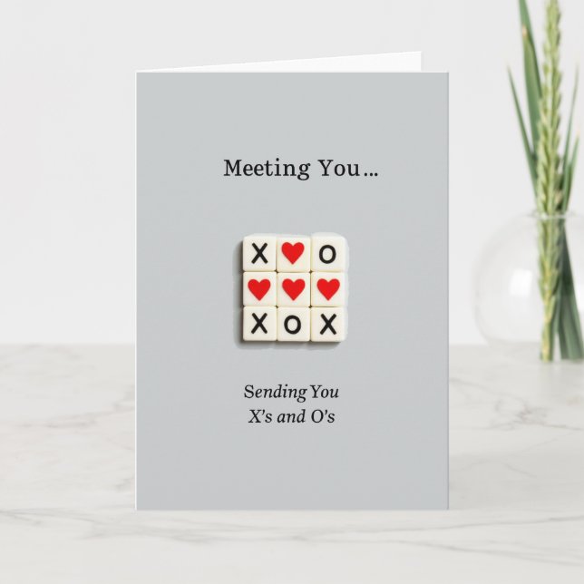 Tarjeta Meeting You Xoxo Card (Anverso)