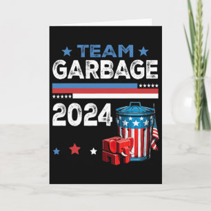 Tarjeta Mega Basura Orgulloso partidario de Trump 2 