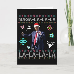 Tarjeta Mega La La La Donald Trump Presidente 47 Baile Feo