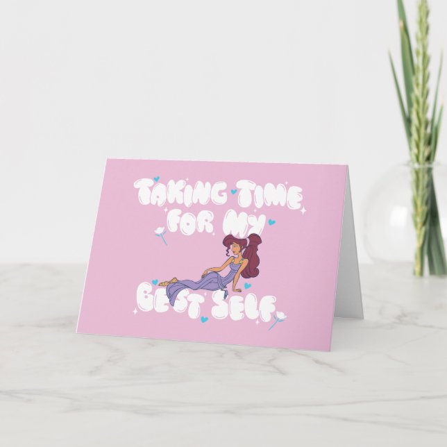 Tarjeta Megara - Taking Time For My Best Self Card (Anverso)