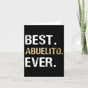 Tarjeta Mejor Abuelito del Mundo Regalo Gráfico de Nieta