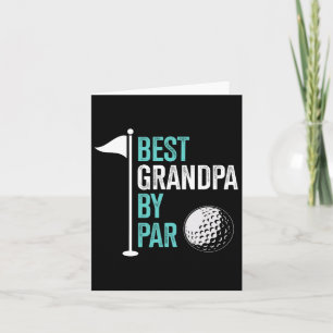 Tarjeta Mejor abuelo 3 divertidos padres Día Golf Papá Gol