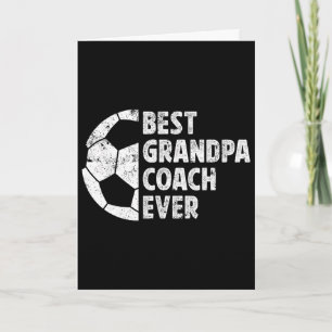 Tarjeta Mejor Abuelo Entrenador Fútbol Abuelo De Un Jugado