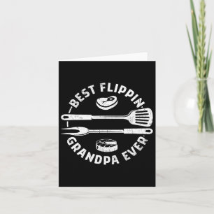 Tarjeta Mejor Abuelo Flippin Cada Vez Funny Bbq Gritando S