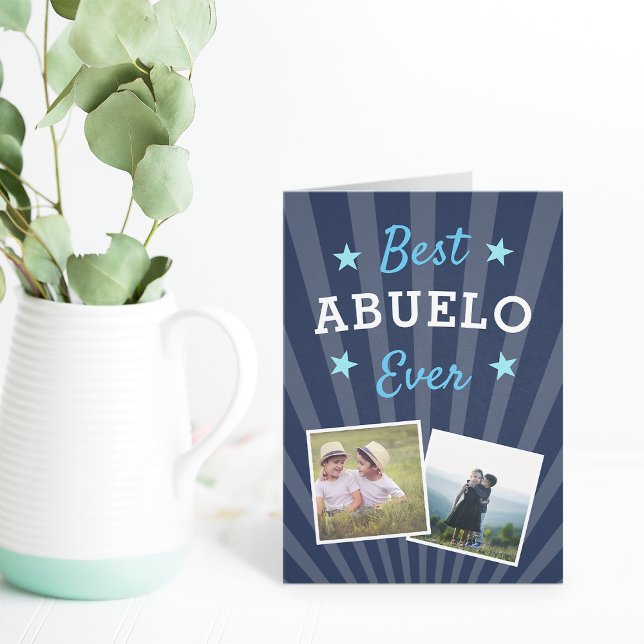 Tarjeta Mejor Abuelo | Foto del Día del Padre (Subido por el creador)