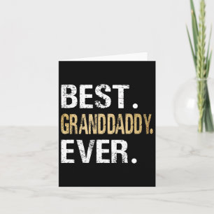 Tarjeta Mejor abuelo jamás regalos de nieta Abuelo