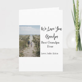 Tarjeta mejor abuelo siempre abuelos foto regalos clásicos