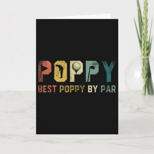 Tarjeta Mejor amapola para hombre de Par Regalo del Día de
