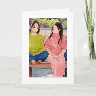 Tarjeta Mejor amiga. Estoy aquí para ti