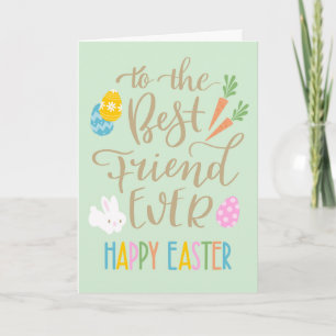 Tarjeta Mejor Amigo de la Historia de Pascua