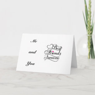 TARJETA MEJOR AMIGO DESDE EL DÍA EN QUE NOS ENCONTRAMOS FE