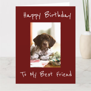 TARJETA **MEJOR AMIGO** DESEOS DE CUMPLEAÑOS