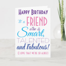Tarjeta Mejor Amigo Feliz Cumpleaños