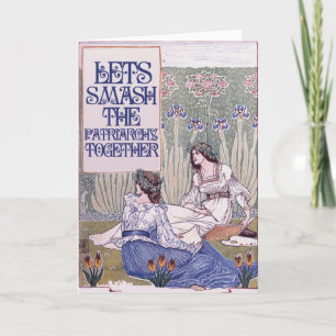 Tarjeta Mejor Amigo Feminista