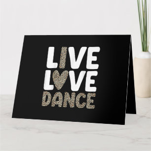 Tarjeta Mejor Arte De Baile Para Hombres Mujeres Chicas Ni
