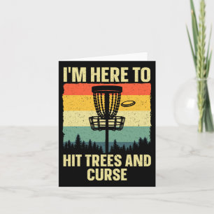 Tarjeta Mejor Arte De Golf De Disco Para Hombres Mujeres N
