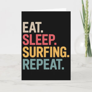 Tarjeta Mejor Arte de Surf para Hombres Mujeres Surfista S