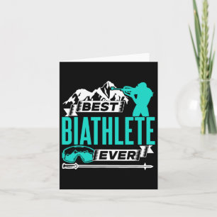 Tarjeta Mejor Biatleta de Biatlón Deportivo 1