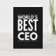Tarjeta Mejor CEO del mundo (Anverso)