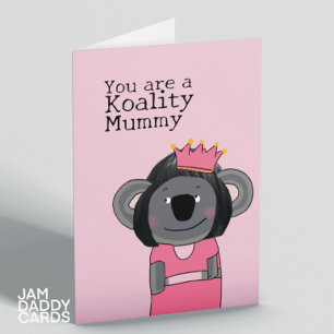 Tarjeta Mejor cumpleaños de mamá Koala