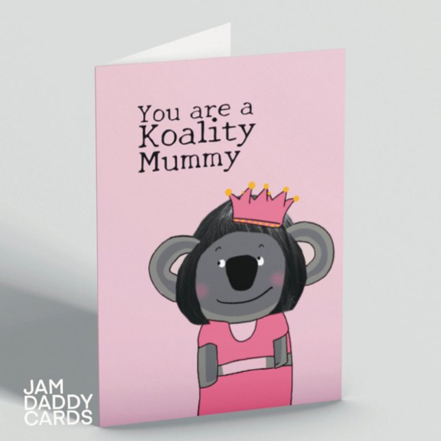 Tarjeta Mejor cumpleaños de mamá Koala (Subido por el creador)