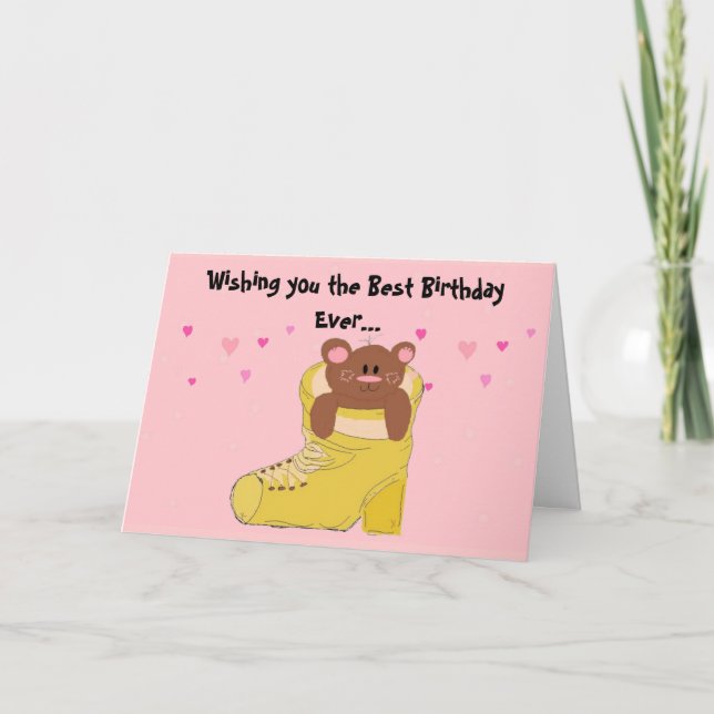 Tarjeta Mejor cumpleaños de todos (Anverso)