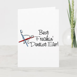 Tarjeta Mejor Dentista Freakin