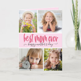 Tarjeta Mejor Día de la Madre Fotográfica