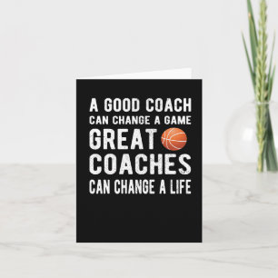 Tarjeta Mejor entrenador de básquetbol regalo entrenador d