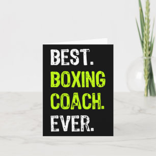 Tarjeta Mejor entrenador de boxeo de todos los tiempos