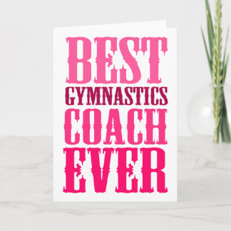 Tarjeta Mejor Entrenador de Gimnasia de la historia