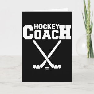 Tarjeta Mejor Entrenador de Hockey de Todos los Tiempos Or